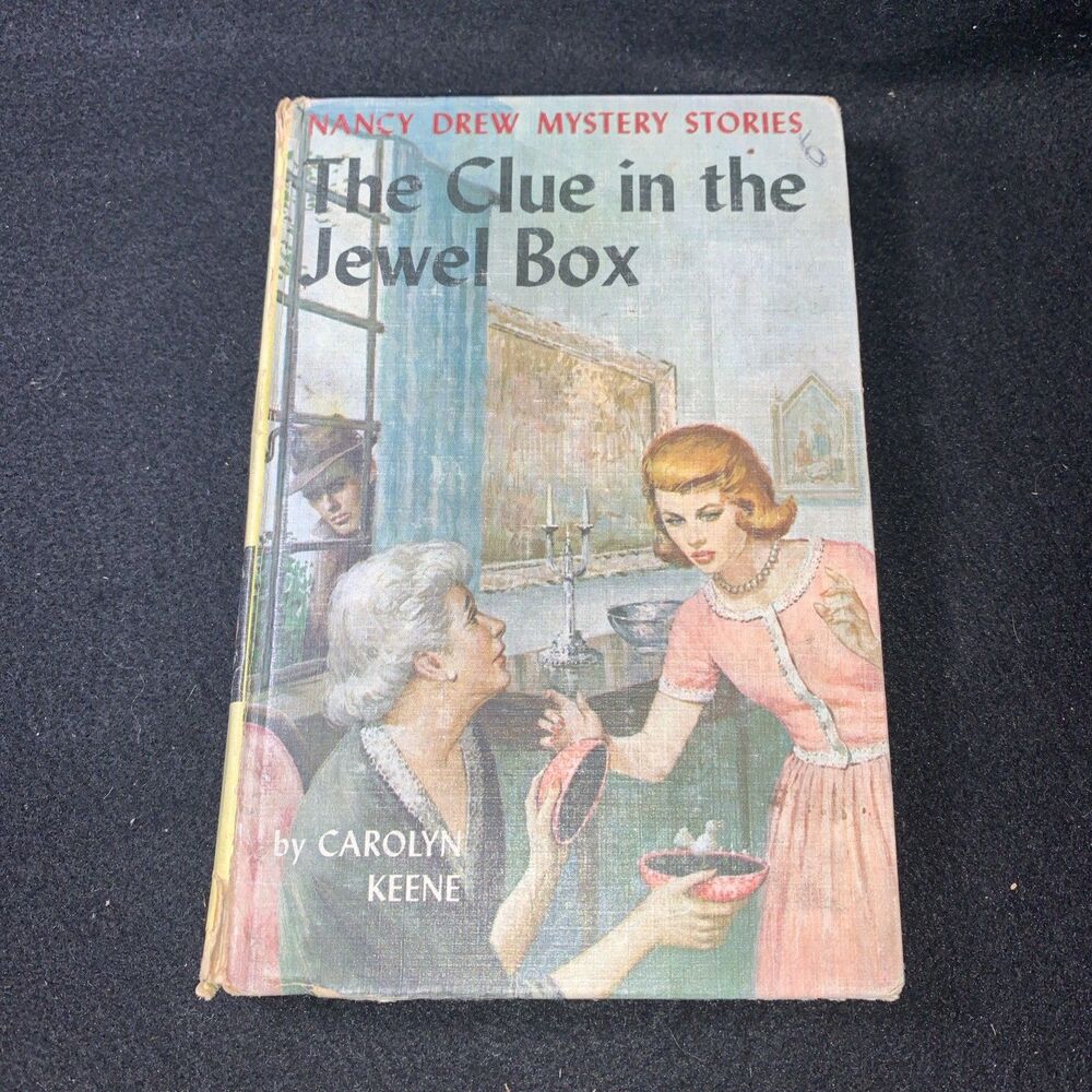 Vtg Nancy Drew Book Mystery Clue in the Jewel Box 1943 Carolyn Keene